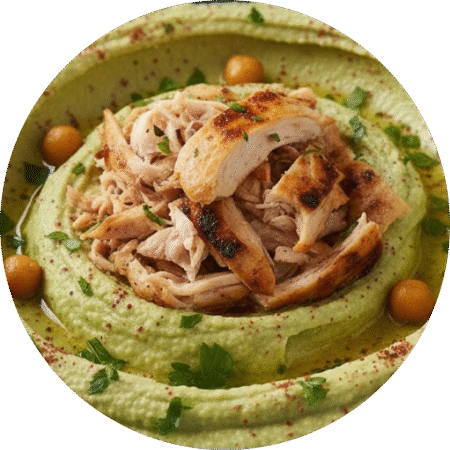 Chicken Avocado Hummus